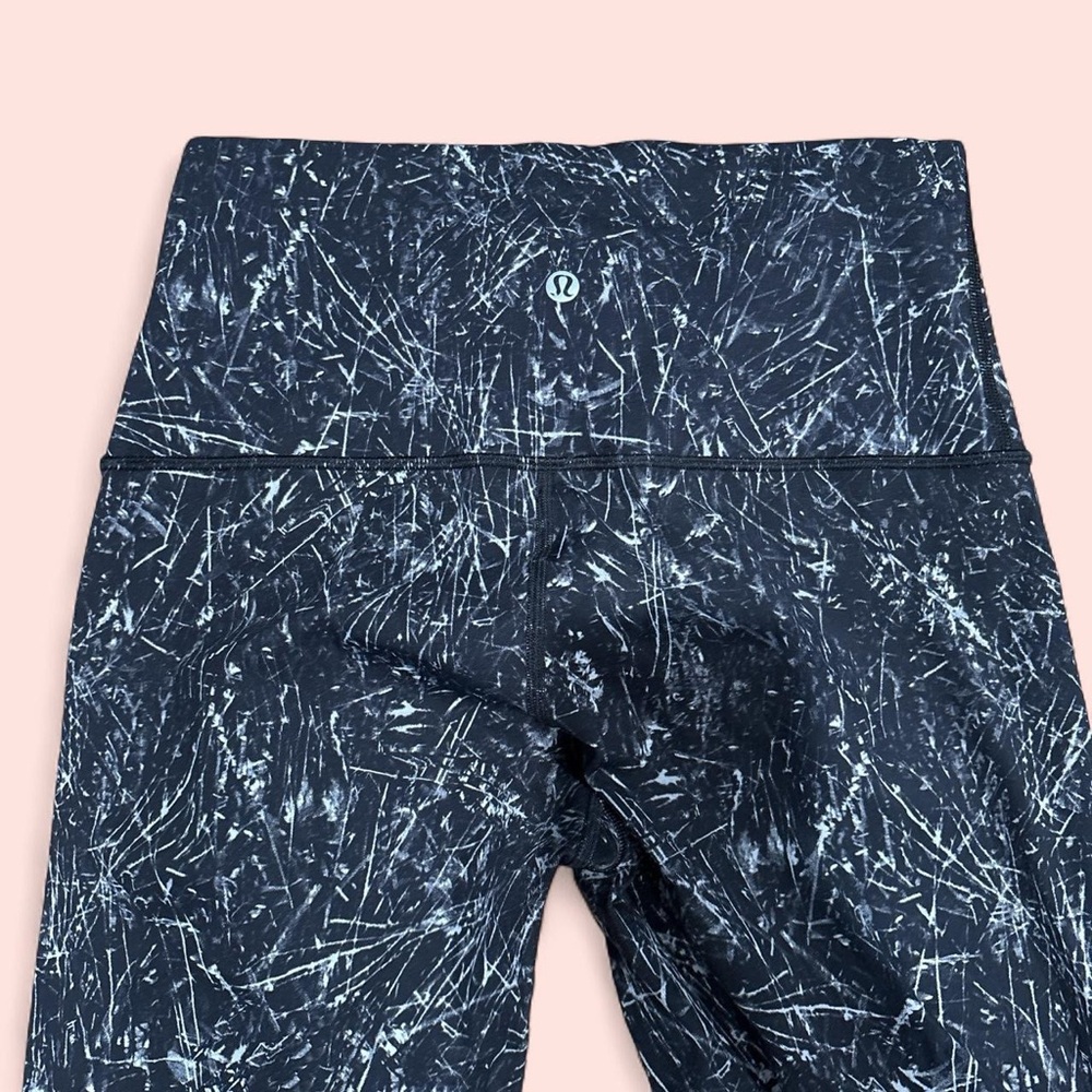 lululemon athletics Black Patterned Leggings